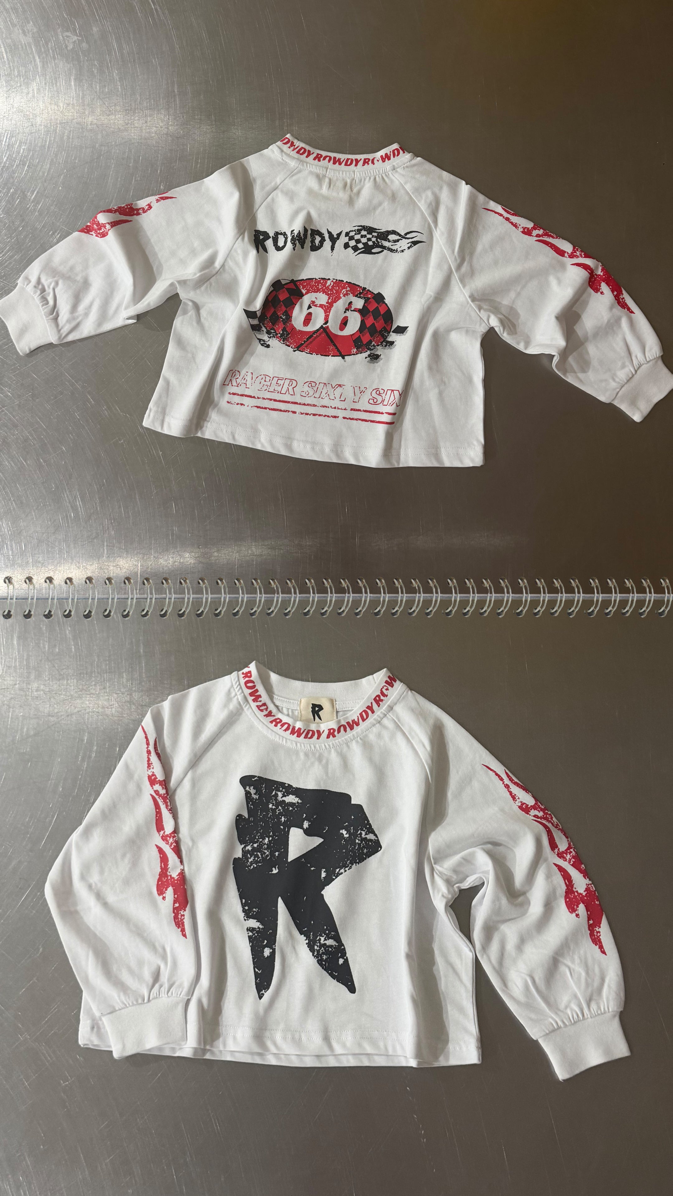 ROWDY RACER LONG-SLEEVE TEE
