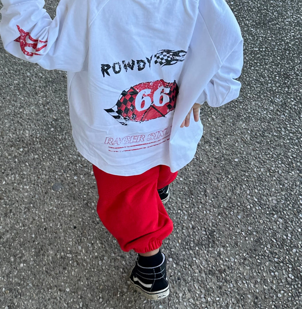 ROWDY RACER LONG-SLEEVE TEE