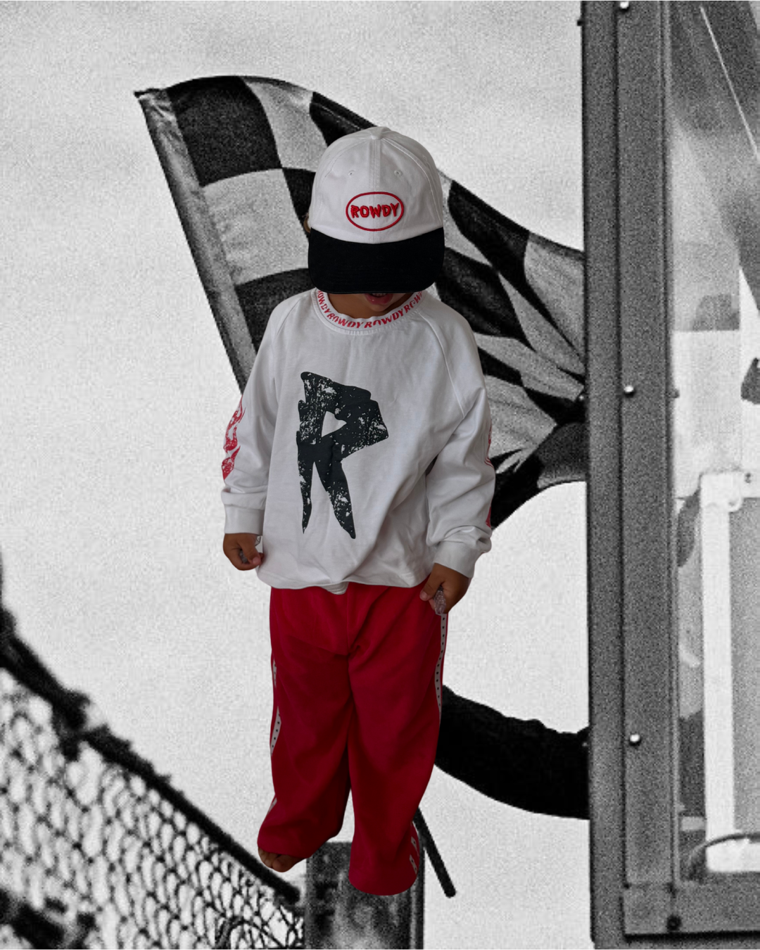 ROWDY RACER LONG-SLEEVE TEE